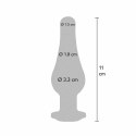 ToyJoy Twilight Bum Bijou Medium - aluminiowy korek z kolorowym kryształem TOYJOY