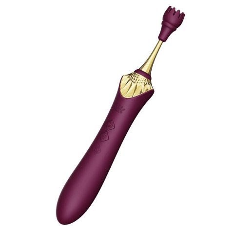 ZALO Bess 2 Velvet Purple - wielofunkcyjne urządzenie do masażu 4w1 Zalo