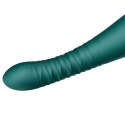 ZALO King Turquoise Green - urządzenie intymne PowerThrust, 30 cm Zalo