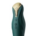 ZALO King Turquoise Green - urządzenie intymne PowerThrust, 30 cm Zalo