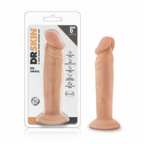 Blush Dr. Skin Dr. Small 16,5 cm model z przyssawką, kolor wanilia Dr Skin
