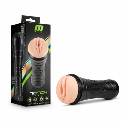 Blush M for Men Torch Vanilla - model anatomiczny w pojemniku, 21,5 cm M For Men