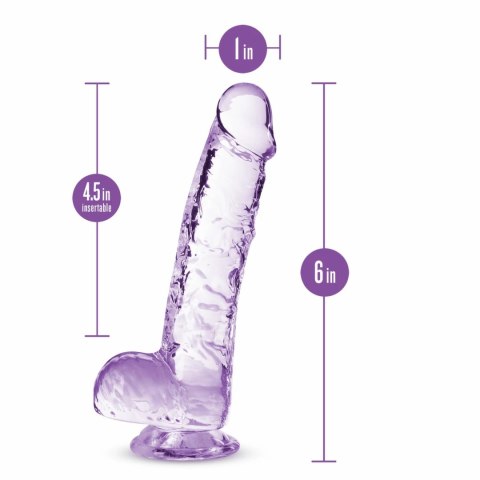 Blush Naturally Yours Crystalline Amethyst - model anatomiczny 15 cm TPE B Yours