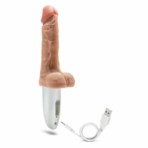 Blush Novelties Dr. Hammer model z funkcją ruchu i podgrzewania, beżowy 17,7 cm Dr Skin