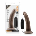 Dr. Skin Dr. Dave Wibrator z Przyssawką 18 cm, brązowy, wielofunkcyjny Dr Skin