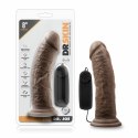Dr. Skin Dr. Joe Model wibracyjny z przyssawką 20 cm czekoladowy Dr Skin