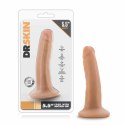 Dr. Skin Model 5.5" Vanilla - Akcesorium Intymne z Przyssawką Dr Skin