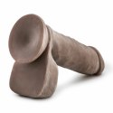 Dr. Skin Mr. Magic 9'' model z przyssawką, kolor Chocolate, PVC Dr Skin