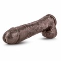 Dr. Skin Mr. Savage 29 cm - model intymny z przyssawką, kolor czekoladowy Dr Skin