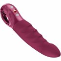 Fun Factory Stronic Deep Pulsator z funkcją pchającą, czerwone wino, 20,5 cm FUN FACTORY