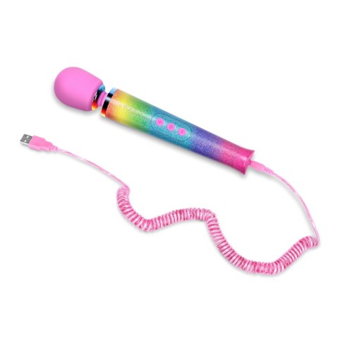 Le Wand Petite All That Glimmers Rainbow Ombre - masażer wielofunkcyjny Le Wand