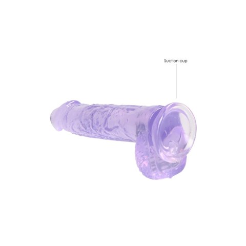 RealRock Crystal Clear 17 cm model anatomiczny z mocną przyssawką RealRock by Shots