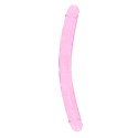 RealRock Crystal Clear Podwojny Model Intymny 34 cm Przezroczysty RealRock by Shots