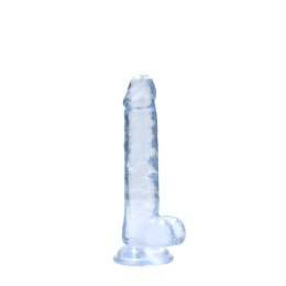 RealRock Crystal Clear model z anatomicznymi kulkami, 19 cm, przezroczysty RealRock by Shots