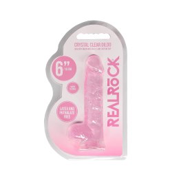 RealRock Crystal Clear model z podstawą, 17 cm, transparentny RealRock by Shots