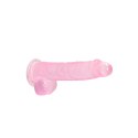 RealRock Crystal Clear model z podstawą, 17 cm, transparentny RealRock by Shots
