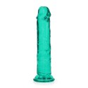 RealRock Crystal Clear model z przyssawką 18 cm transparentny RealRock by Shots