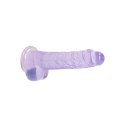 RealRock Crystal Clear model z przyssawką 21 cm transparentny RealRock by Shots