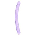RealRock Crystal Clear podwojny model anatomiczny 45 cm przezroczysty RealRock by Shots