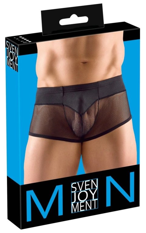 Svenjoyment Bokserki Męskie 2XL Czarny Siatkowy Design Komfort Svenjoyment
