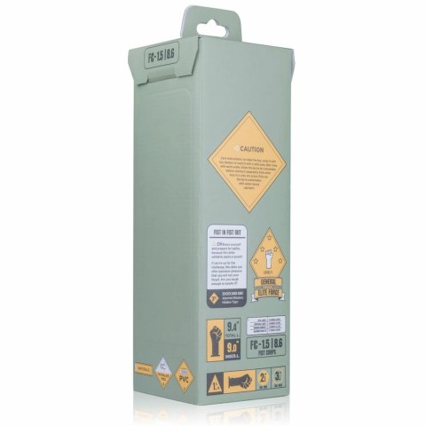 BUTTR FistCorps Model XL z przyssawką - anatomiczny kształt, czarny