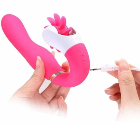 EasyToys Dave wielofunkcyjny model wibrujący silikonowy USB 12 trybow