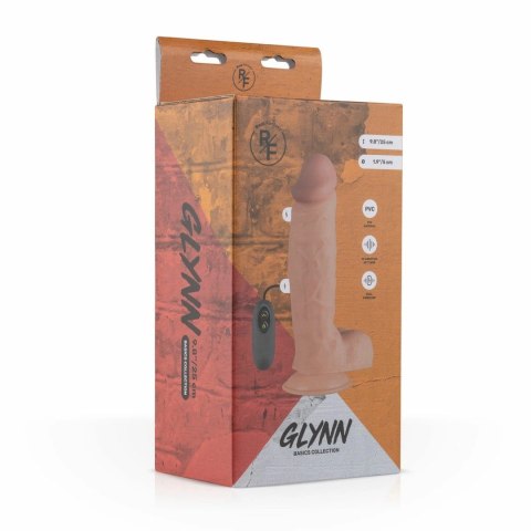 Glynn Model Vibe z Pilotem 10 Trybow Wibracji, Beżowy, 20 cm