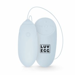 LUV EGG Blue - Model zdalny, silikonowy, 12 trybow wibracji, wodoodporny
