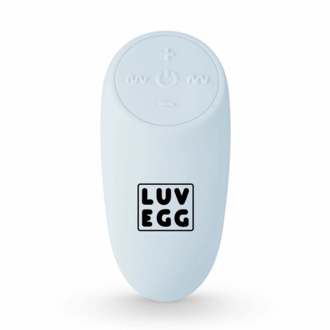 LUV EGG Blue - Model zdalny, silikonowy, 12 trybow wibracji, wodoodporny