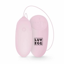 LUV EGG Model Pink - Wibrujące Jajko z Pilotem, 12 Trybow, Silikon