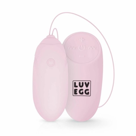 LUV EGG Model Pink - Wibrujące Jajko z Pilotem, 12 Trybow, Silikon