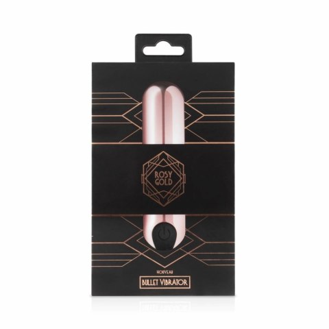 Rosy Gold Bullet Vibrator Miniaturowy 10 Trybow, Ładowalny USB