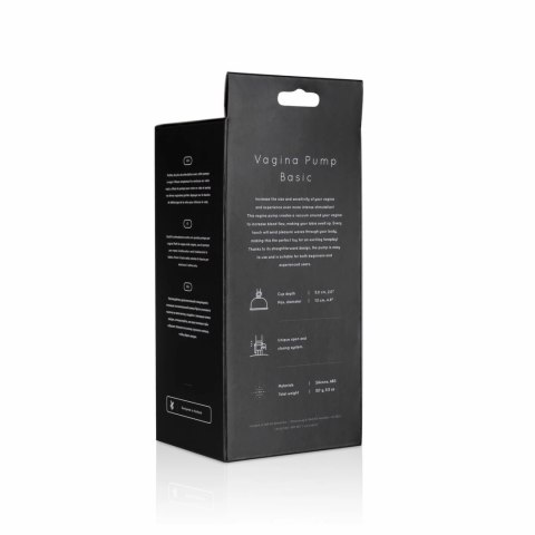 SAIZ Basic - Pompa prożniowa anatomiczna z ręczną pompką, transparentna