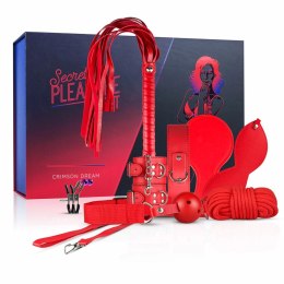 Secret Pleasure Chest Crimson Dream Zestaw Akcesoriow BDSM 8 elementow