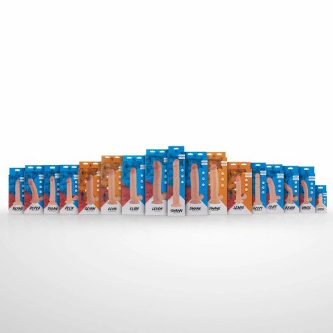 SilexD Elvin XL model anatomiczny z przyssawką 27,5 cm czarny