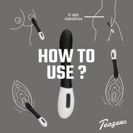 Teazers G-Spot Model Czarny - 30 Trybow, Ładowanie USB, Silikon