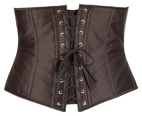Cottelli Curves Gorset bez biustu na haftki czarny XL Cottelli