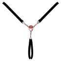 Cottelli LINGERIE String z ozdobnym kryształem i łańcuszkami S-L Cottelli