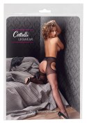Cottelli Legwear czarne rajstopy z pasem koronkowym S/M Cottelli