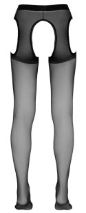 Cottelli Legwear czarne rajstopy z pasem koronkowym S/M Cottelli