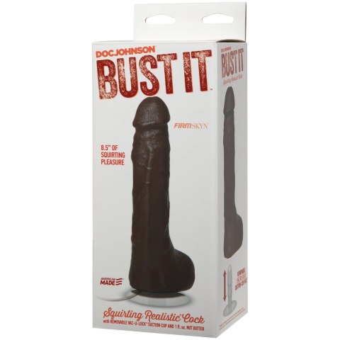 Doc Johnson Bust It White 21,6 cm - model z funkcją aplikacji płynu Doc Johnson
