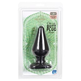 Doc Johnson Classic Plug Large Black - duży model, 14 cm, czarny Doc Johnson