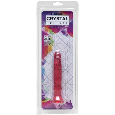Doc Johnson Crystal Jellies 6" rożowy model anatomiczny starter Doc Johnson