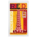 Doc Johnson Red Boy Korek krystaliczny 21,6 cm Sil-A-Gel antybakteryjny Doc Johnson