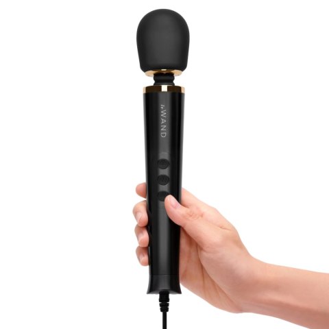 Le Wand Powerful Petite Plug-In Czarny - Kompaktowy Masażer Przewodowy Le Wand