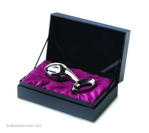 NJOY Pure Plug 2.0 stalowy duży model z uchwytem 8,9 cm Njoy