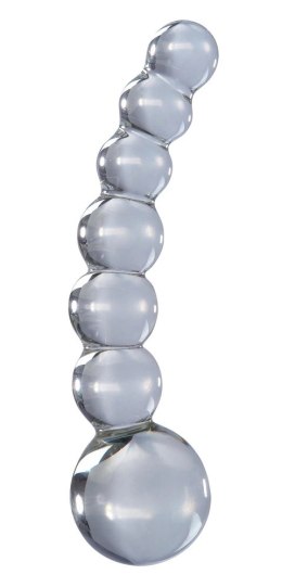 Pipedream Icicles 29 - Szklany masażer kulkowy, długość 12 cm Icicles
