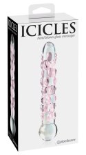 Pipedream Icicles model 24 szklany masażer z wypustkami 17,8 cm Icicles