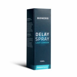 Boners Delay Spray 15 ml - wygodny spray wydłużający czas relaksu