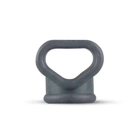 Boners Liquid Silicone 2w1 Pierścień Anatomiczny Czarny Duo Stretch